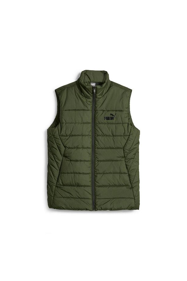 Essentials Hooded Erkek Haki Yelek - 1