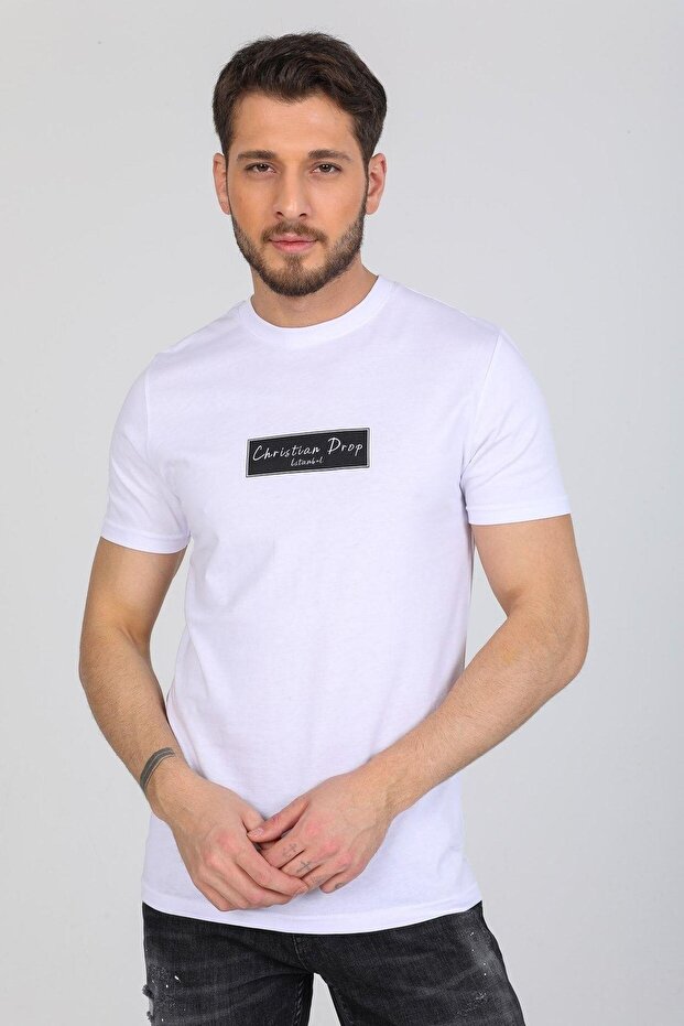 الحد الأدنى من الدب منقوشة تي شيرت أبيض - 3