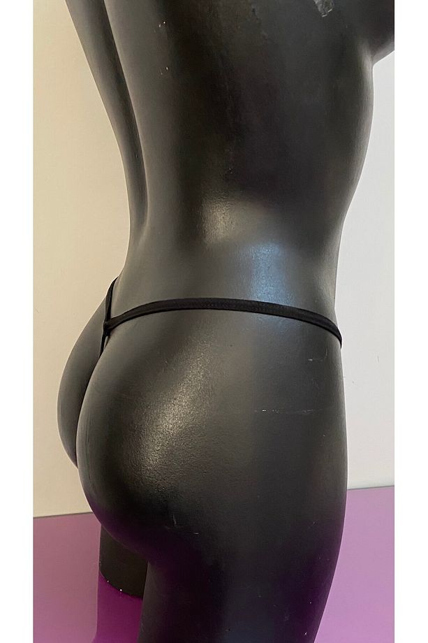 String Tanga Külot Tül ve Mikro Kumaştan Tasarlanmış Şık Model - 6