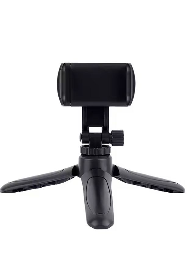 Siyah Telefon Tripodu Mini Monopod Ayaklı 360° Tripod - Yatay veya Dikey Kullanım - 3