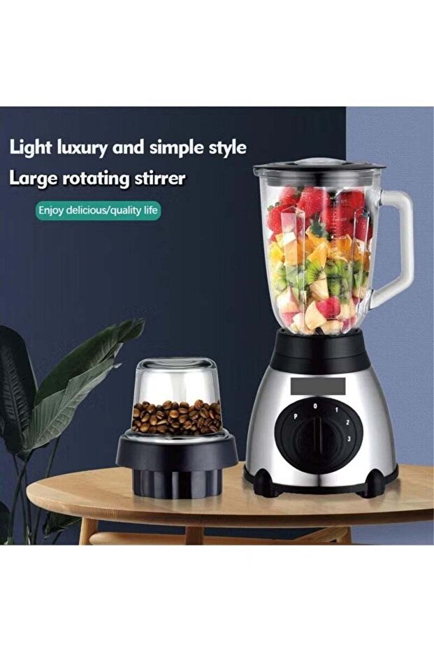 1.5 Liter Electric Blender With Grain Mill And Five Speed Levels. Easy To Use And Clean - 4