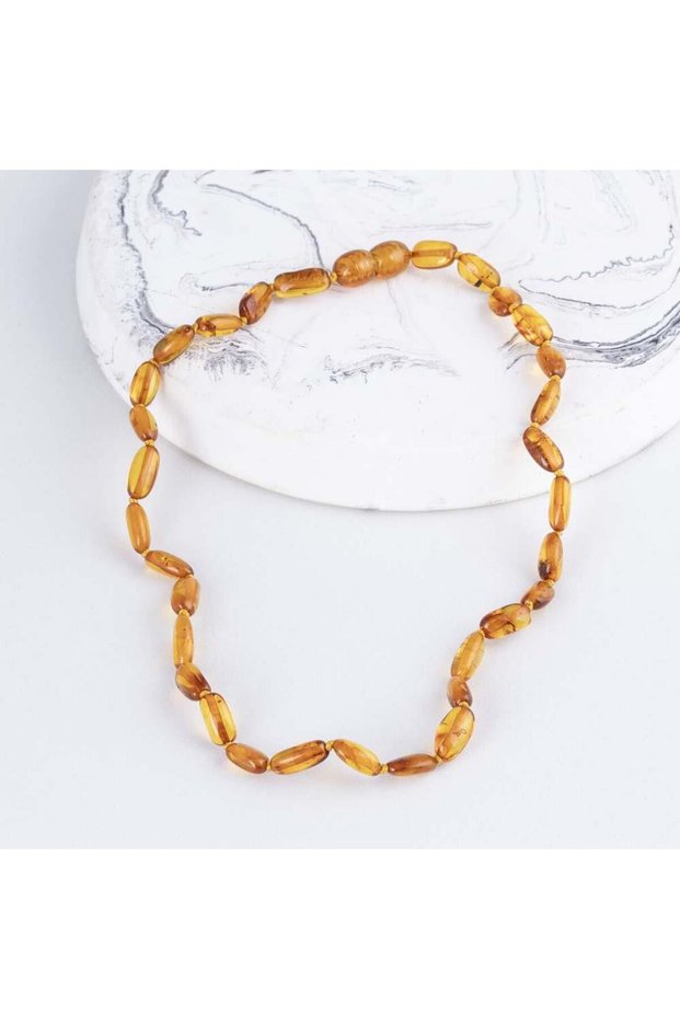 Brown Color Original Children's Amber Necklace