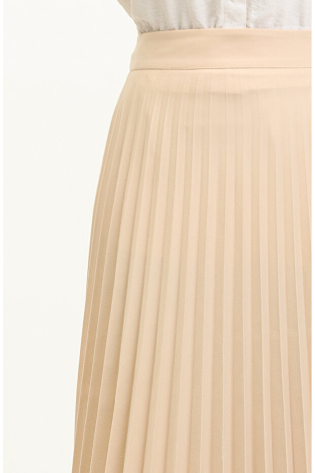 Piliseli Etek 2249-05 Bej - 3