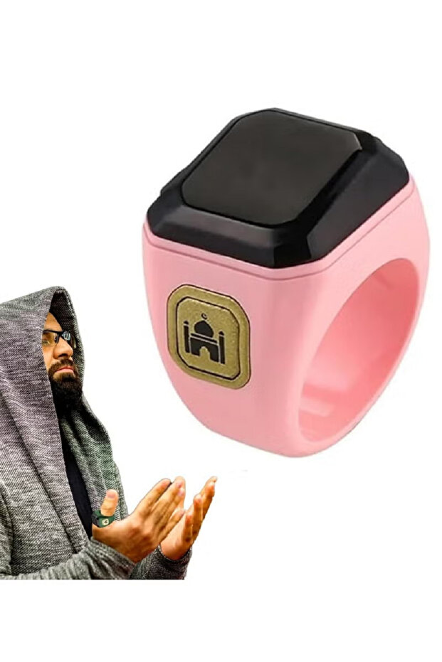 22mm Zikr Ring Smart Ring with Vibration Reminder Tasbih Counter and Bluetooth Connection - 6