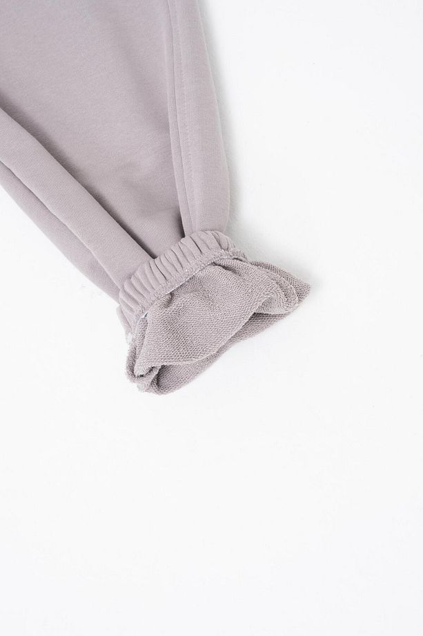 Erkek Basic Jogger Relaxed Gri Eşofman Altı - 8