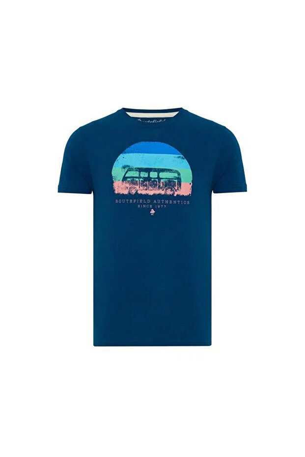 Rfktrav23 Trav Kids Boys T-Shirt Blue