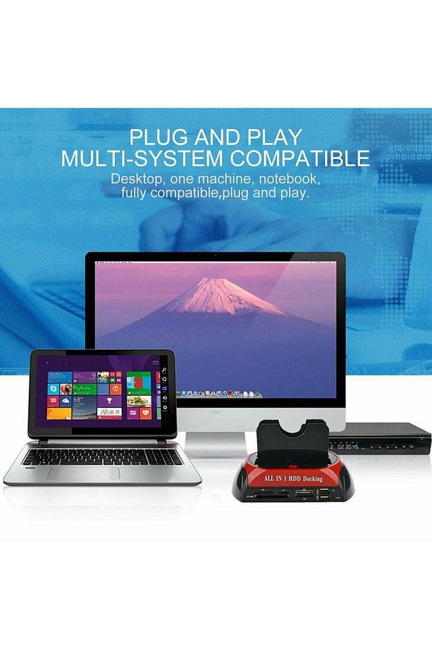 2132 2.5-3.5 Ide Sata Dock Docking Station Hdd Harddisk Istasyonu - 3