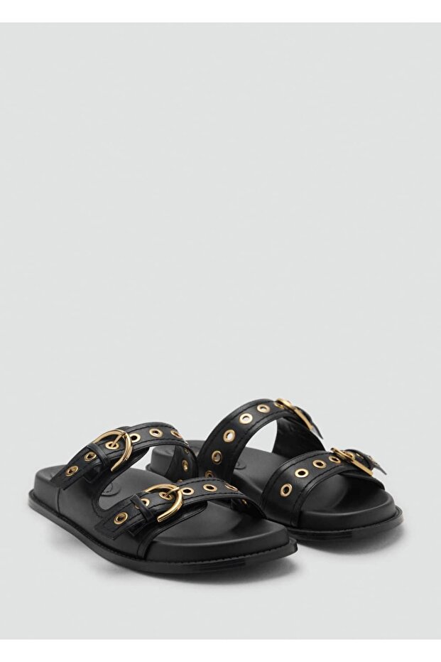 Bantlı tokalı sandalet - 1