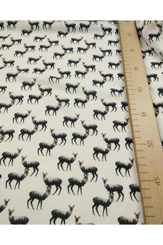 الفوال فيسكوز منقوش الغزلان: 145 - 1