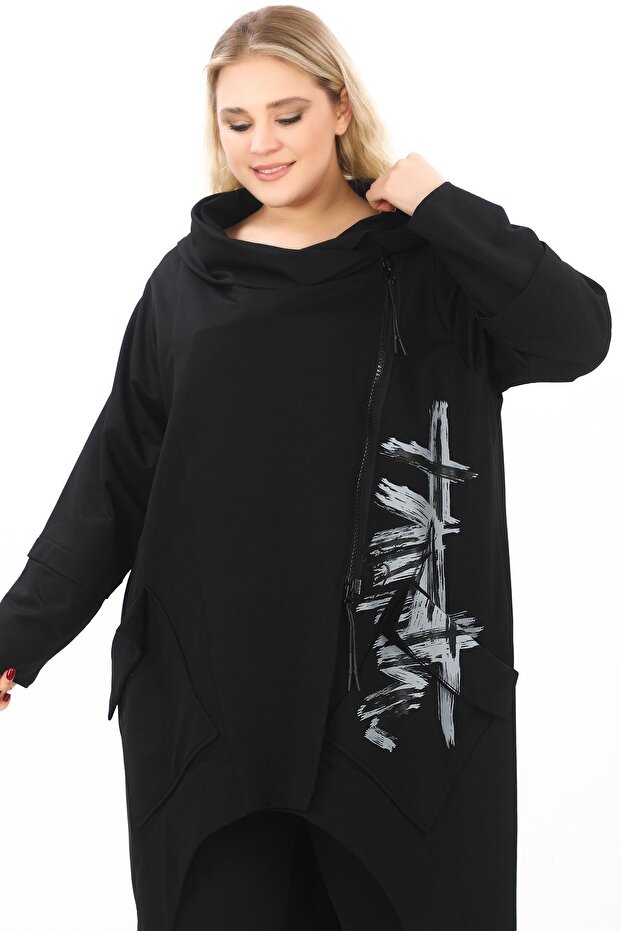 25084 CEKET SIYAH - 1