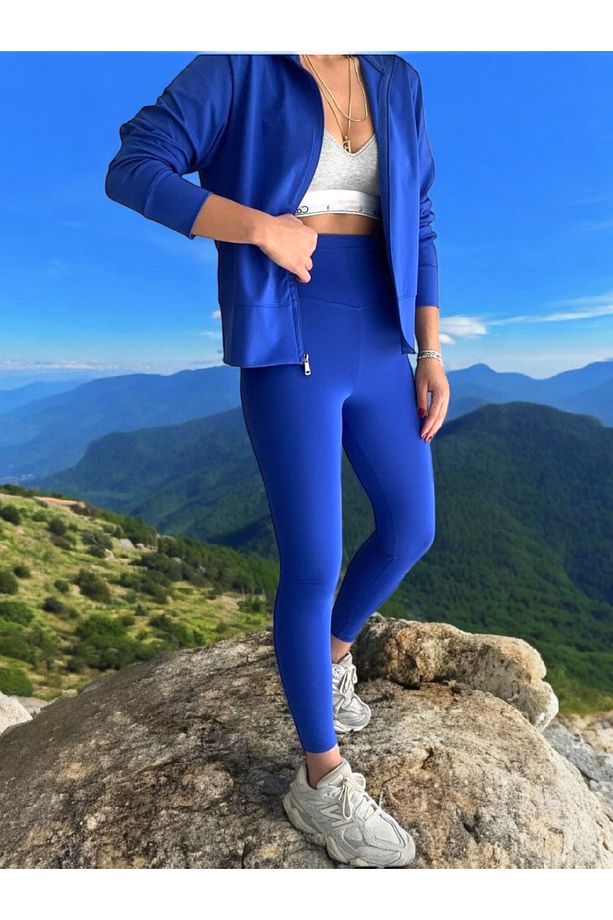 Taytlı Ceketli Lüks Eşofman Takımı - 1