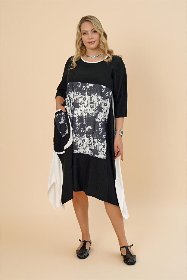 25167 ELBİSE SIYAH - 2