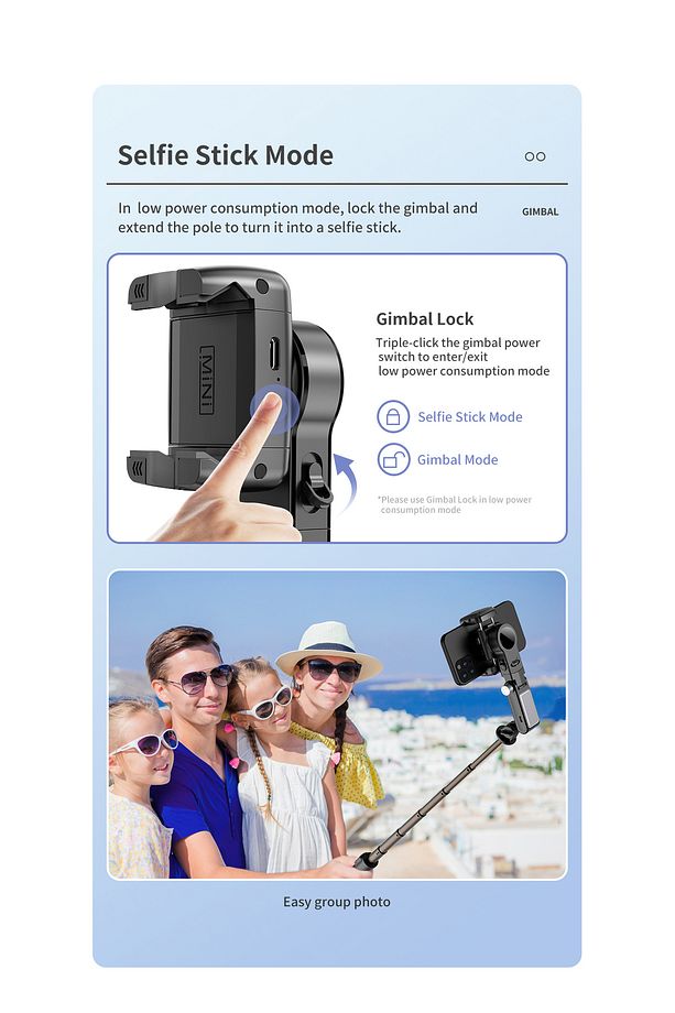360° Hareket Algılayıcı Sensörlü Akıllı Çekim Selfie Takip Gimbal Telefon Tutucu Vlog Tripod Işık - 2
