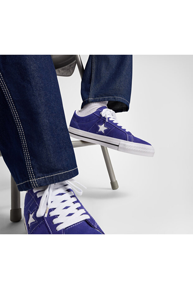 One Star Pro Unisex Mor Süet Sneaker - 8