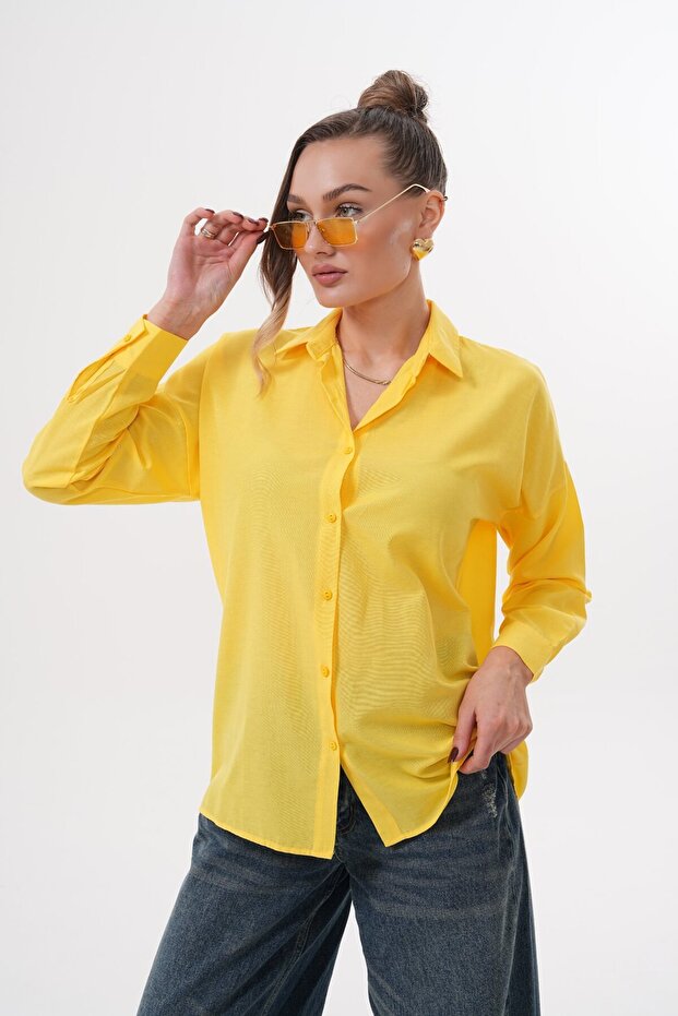 Oversize Basic πουκάμισο - 2