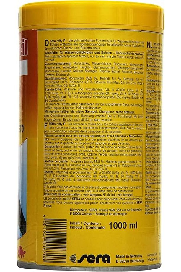 Raffy P Kaplumbağa Yemi 1000 ml 250 gr - 3