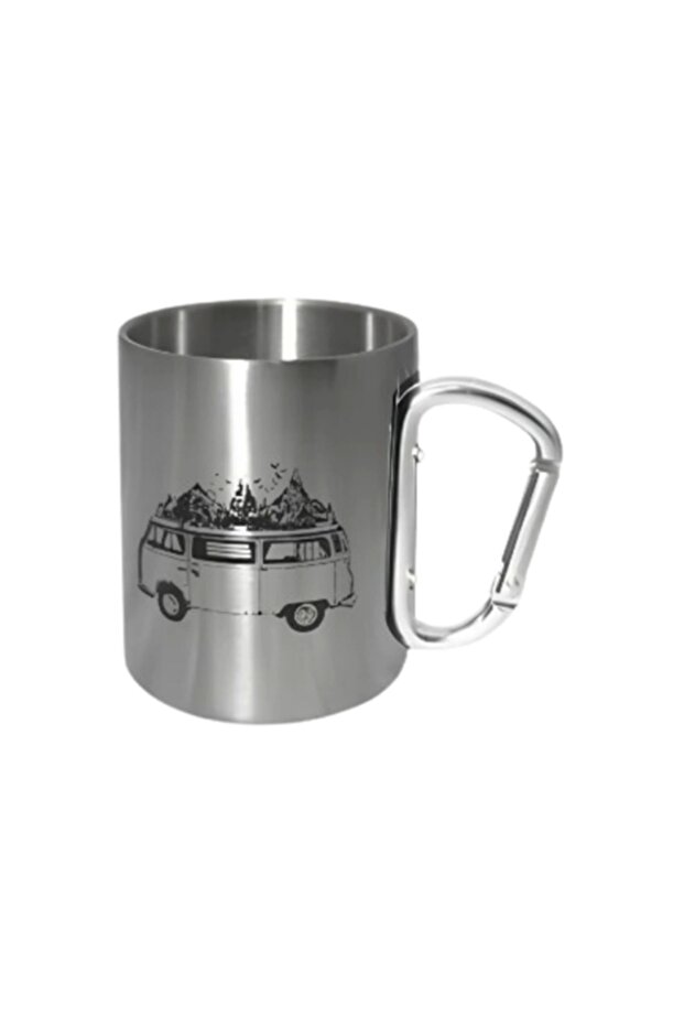 Karabinal Çelik Kupa Bardak - 1