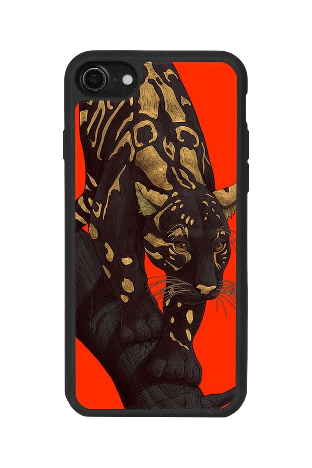 iPhone 8 Compatible Matte Black Case – Soft Silicone, Protective, Shock Absorbing Cover