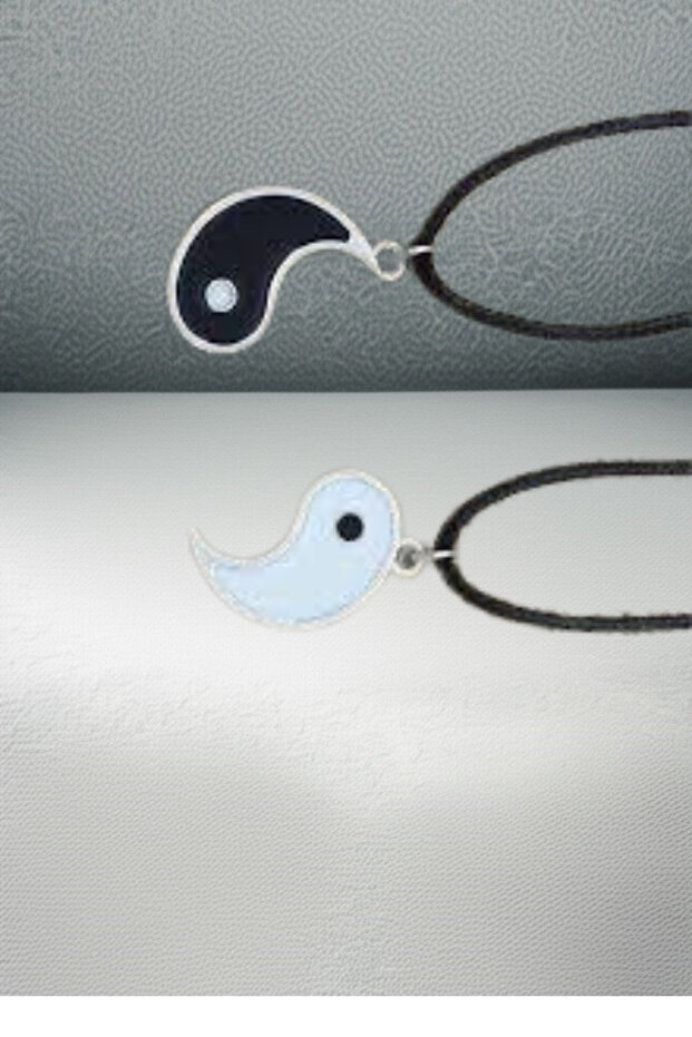 Yin Yang 'Öteki Yarım' Kolye Anlamlı Birlik Simgesi - 2