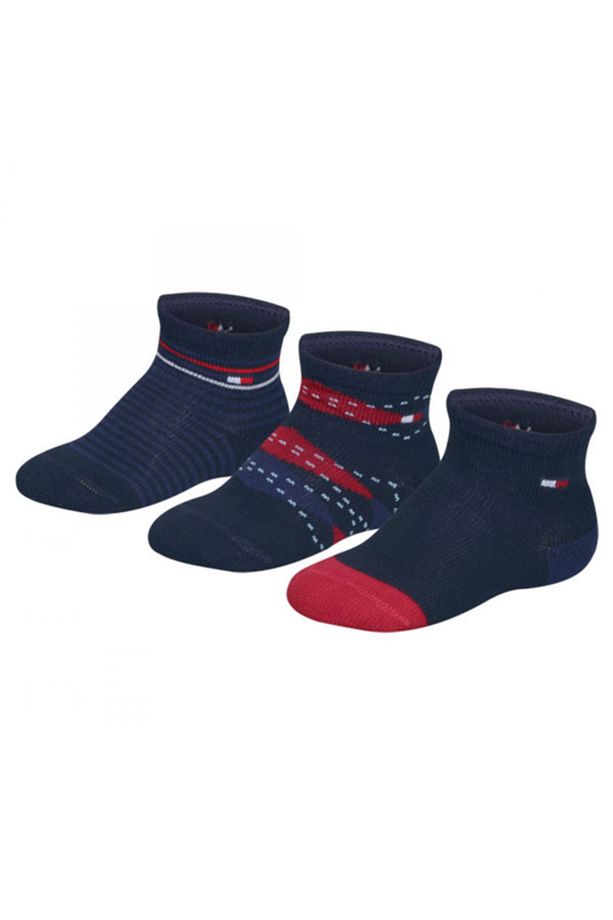 Tommy Hılfıger Bebek Çorabı 0-3 Aylık 3lu Paket 435007001-563 - 1