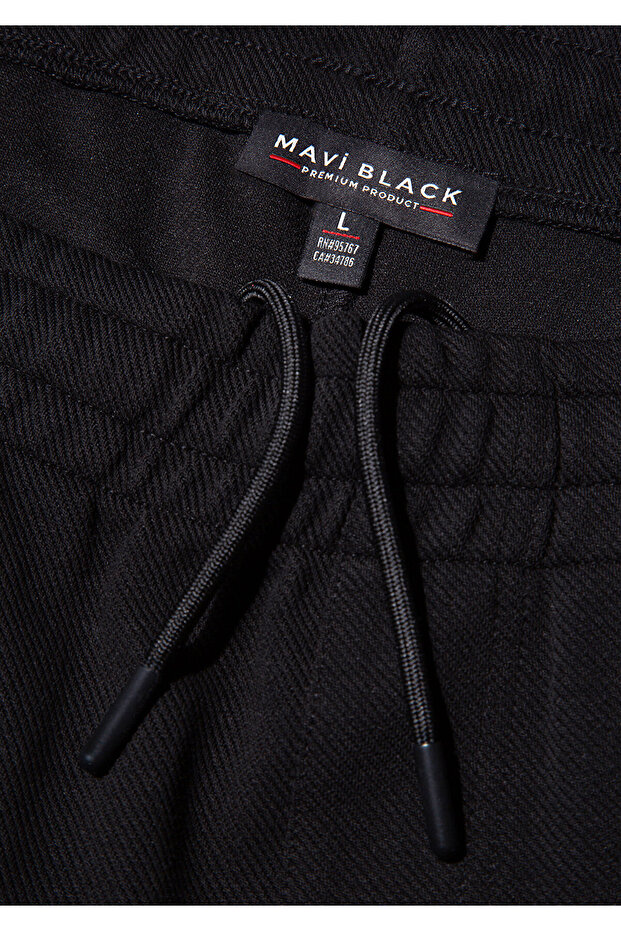 Siyah Erkek Eşofman Altı M0010188-900 - 7