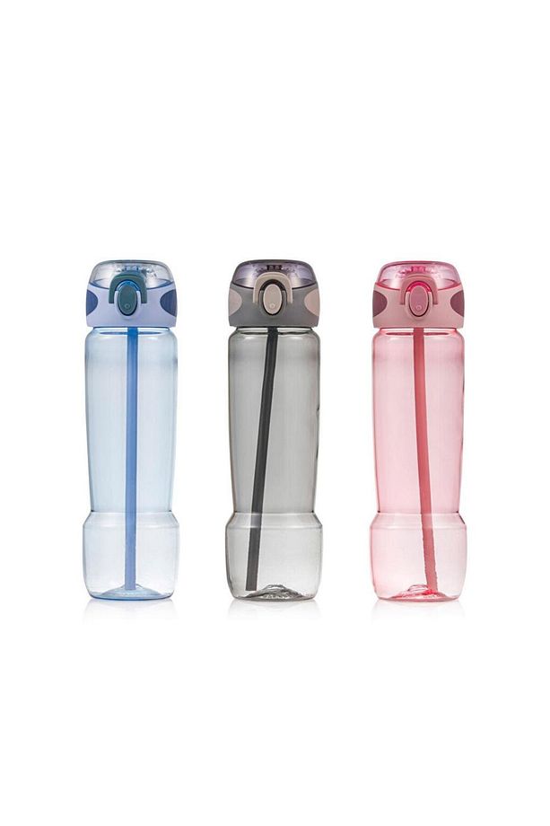 Karişik Baskılı Pipetli Suluk 630 ml (S5) - 5
