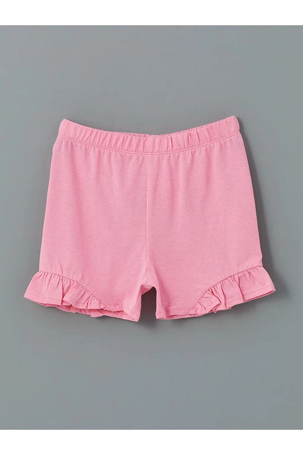 Beyaz Minnie Mouse Baskılı Kız Bebek Şortlu Pijama Takımı - 3