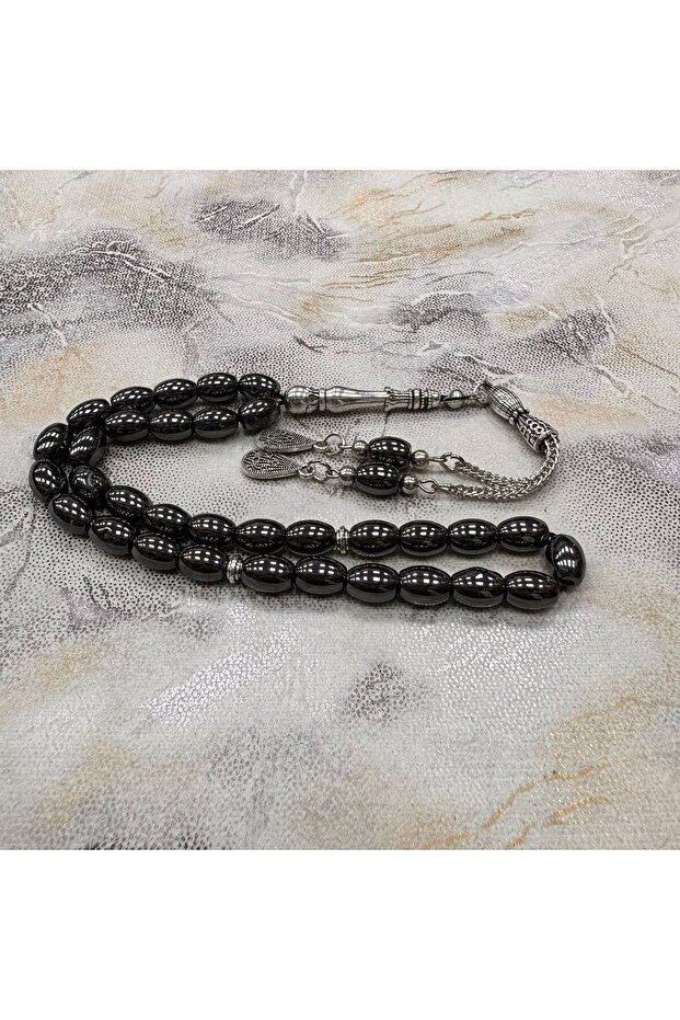 Distinctive hematite rosary - 1
