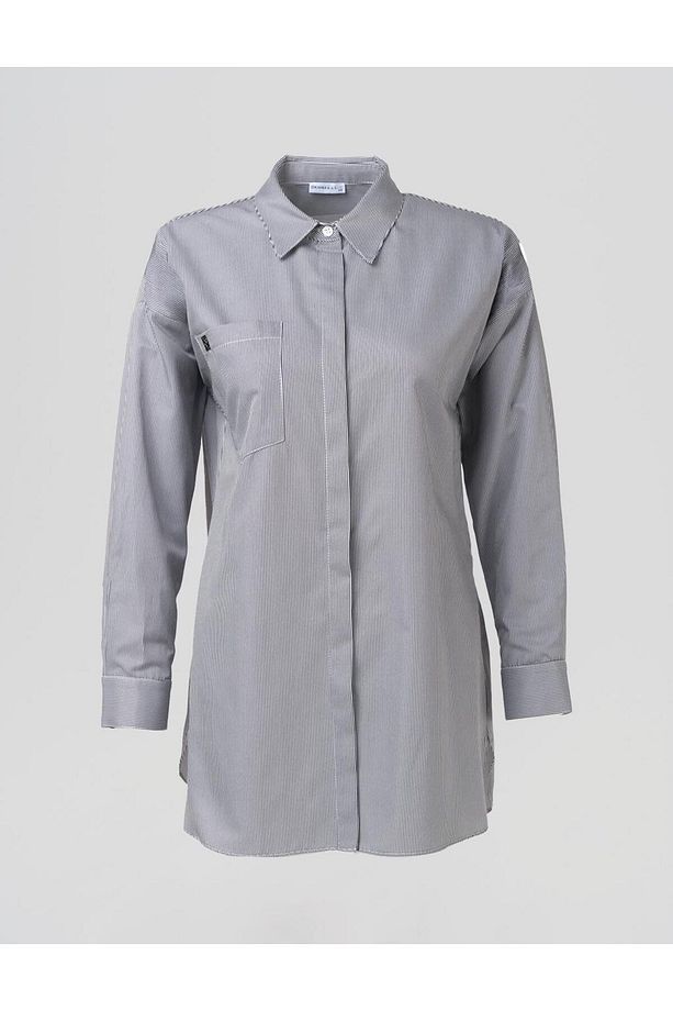 Tek Cepli Basic Tunik Siyah - 8