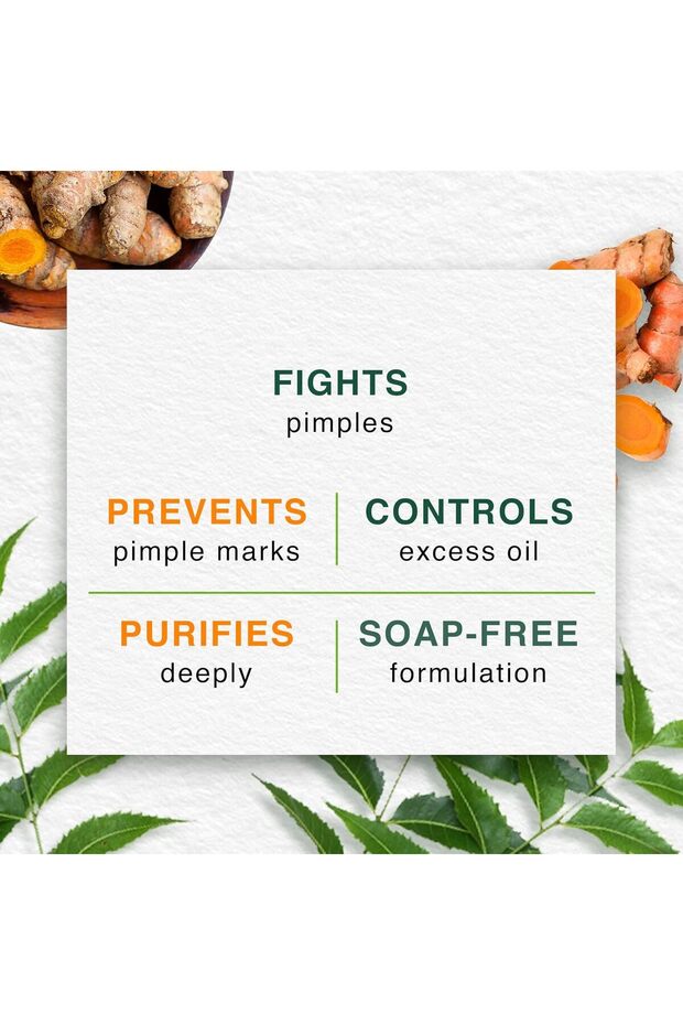 Purifying Neem Face Wash 2X150ml - Helps Fight Pimples & Prevent Marks, Reduces Breakouts - 4