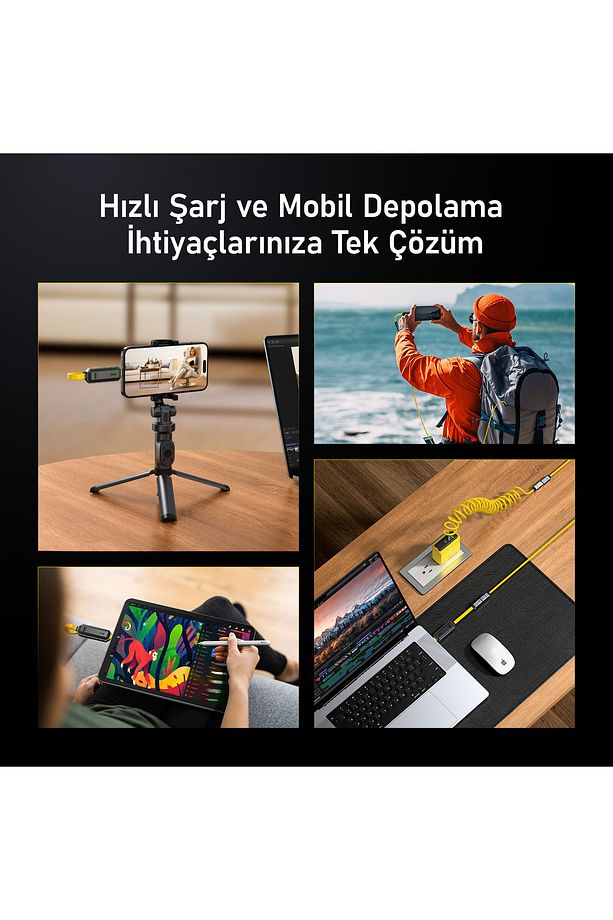 The Future Magflash 2si1 Arada 240w Pd 3.1 Hızlı Şarj Ve Veri Depolama Seti, 512gb Usb-c - 4