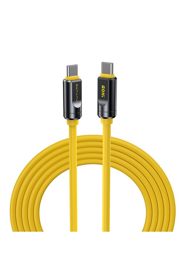 The Future Adonis Type-c To Type-c 1m Pd 3.1 120gbps 240w 8k Süper Hızlı Şarj/data Kablosu, Sarı - 1