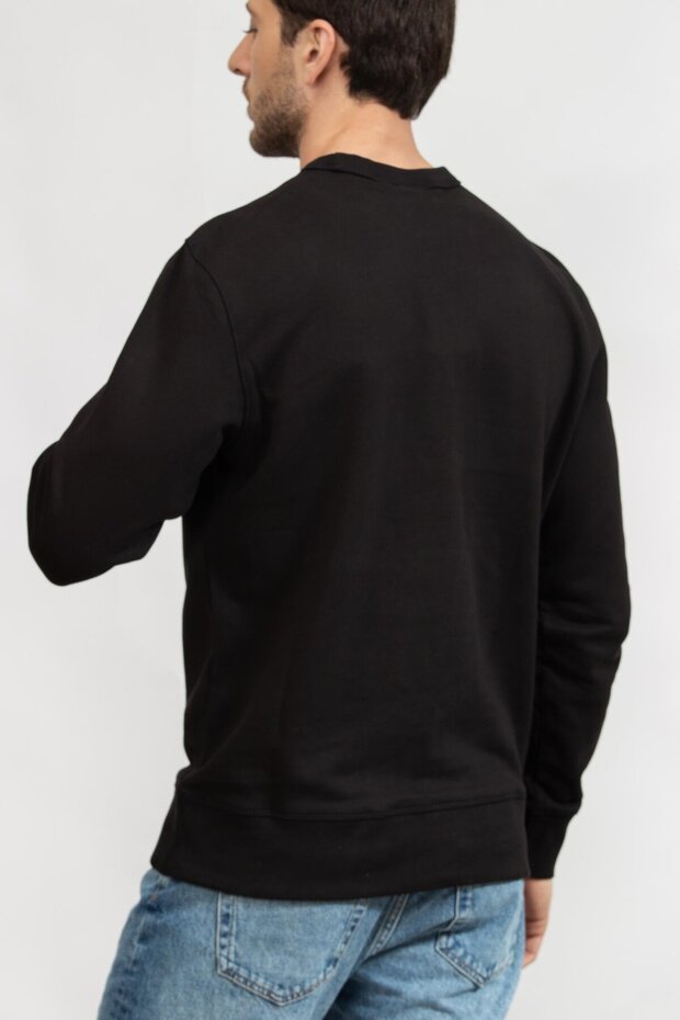 WOVEN LABEL CREW NECK - 6