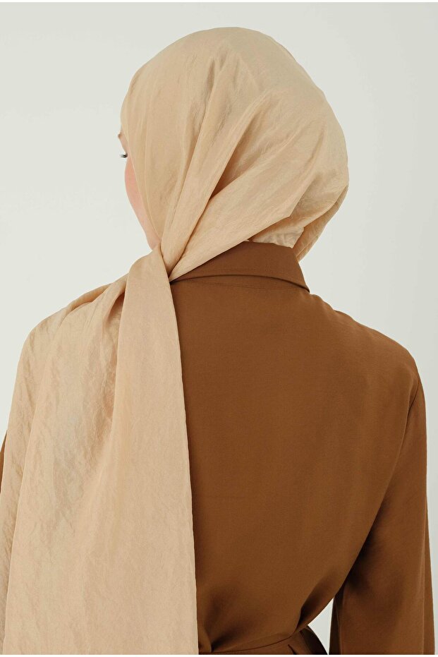 Soft Kraş Şal Nude - 3