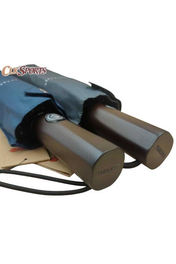 Erkekler Için Ahşap Saplı , Tam Otomatik Şemsiye , Orijinal Çıtçıtlı Kılıflı - Siyah - 5