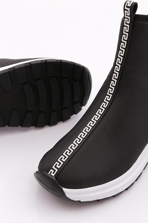 Kadın Kalın Taban Fermuar Detaylı Bot - 4