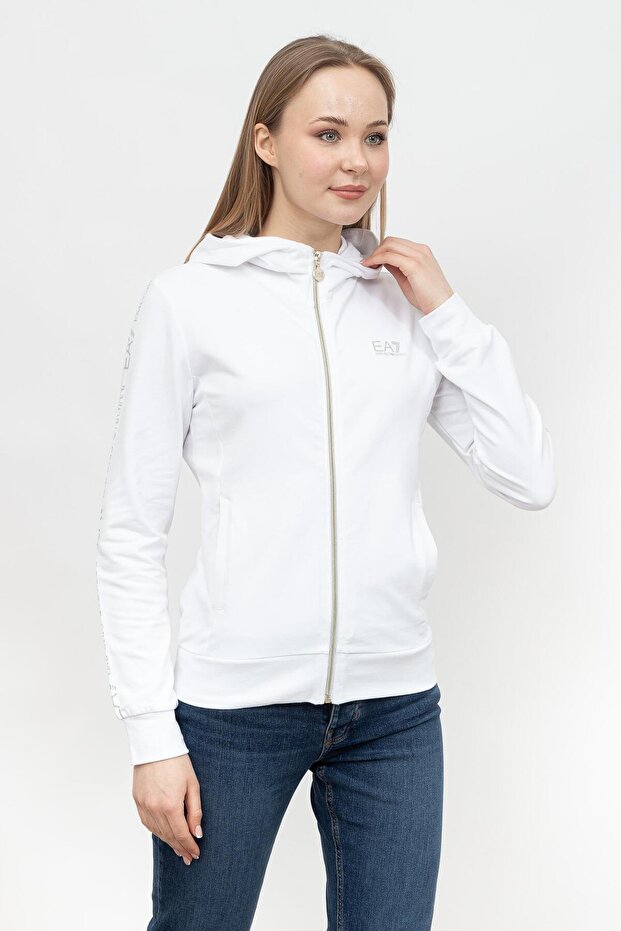 Kadın Fermuarlı Sweatshirt - 2