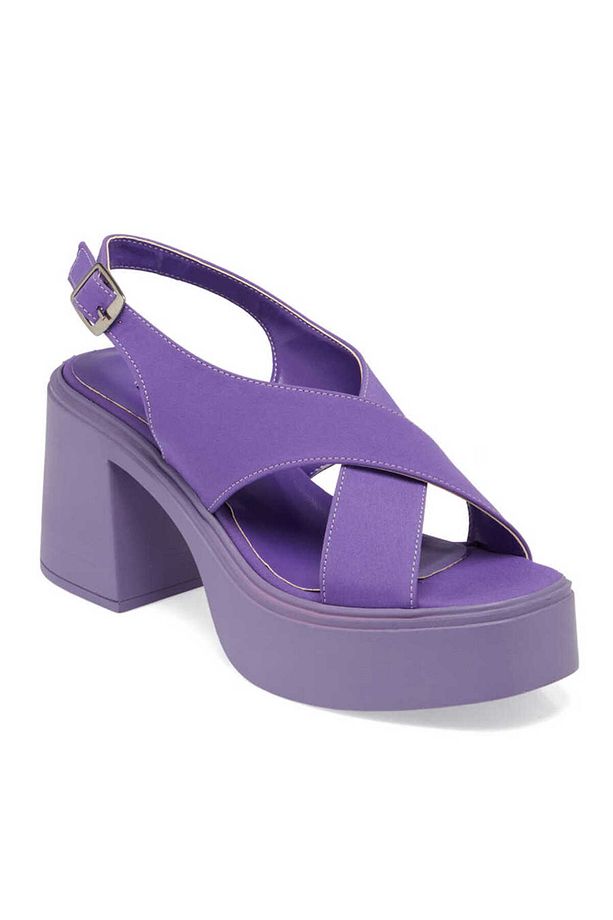 Mor Vegan-tekstil Kadın Sandalet - K24y1sn67404-t3s - 1