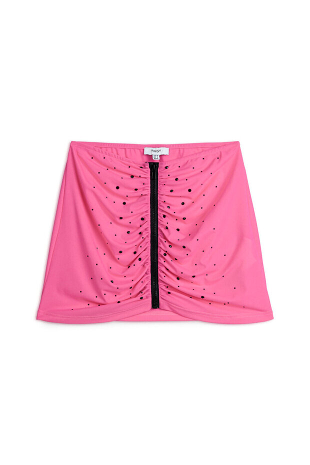 HOTFIX BASKILI MİNİ ETEK - 3