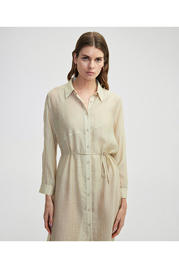 Belden bağlamalı tunik - 2