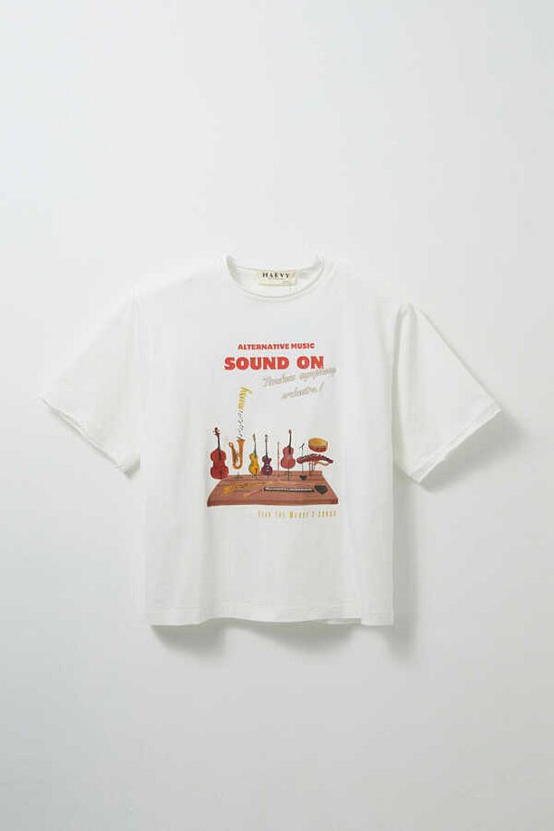 Sound On Baskılı Tshirt - 5