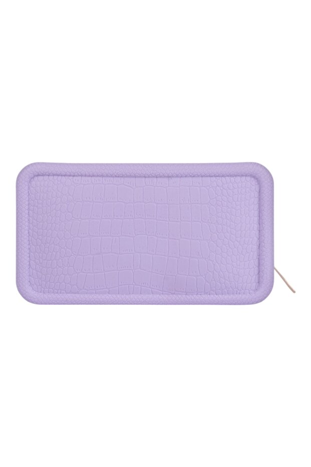 Luma Silikon Mor Makyaj Çantası - 1