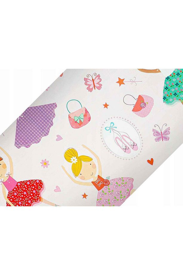 276-3224 Balerin Desen Kendinden Yapışkanlı Folyo ( 45 cm x 2 mt ) - 2