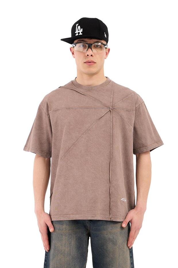 تي شيرت مغسول بحمض العنكبوت - 2