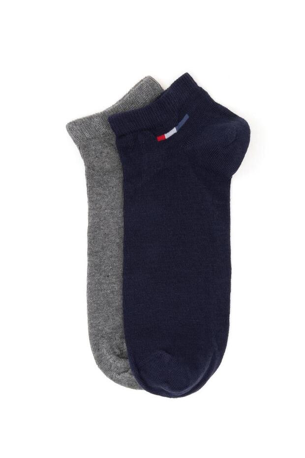 Pack of 2 Socks Gray Navy Blue - Regular Fit - Stylish and Comfortable Design (Men/)