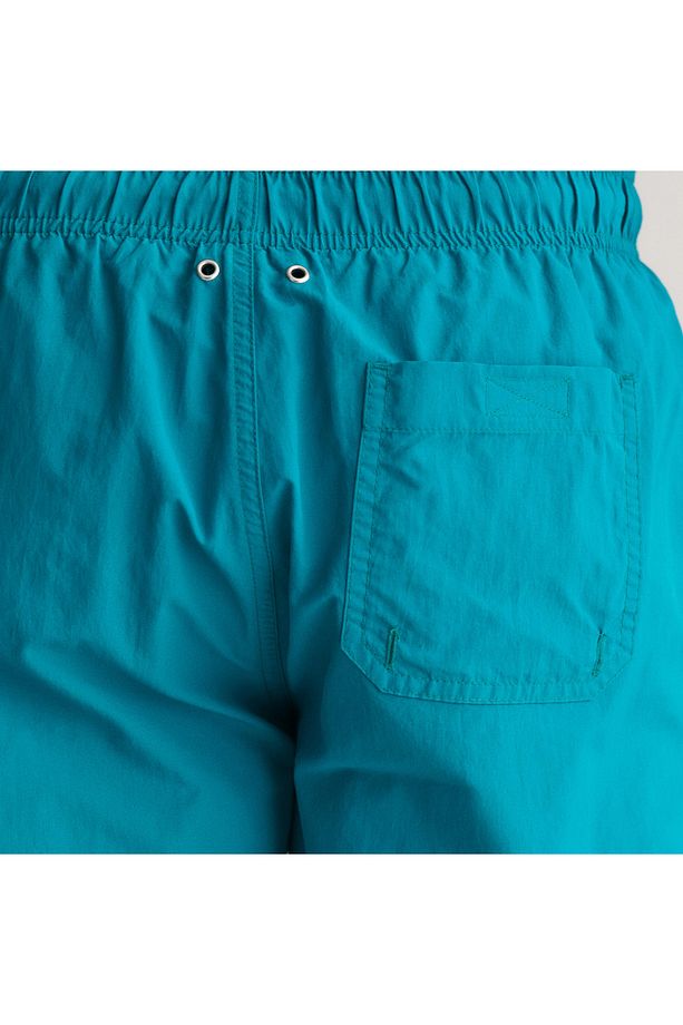 Erkek Mavi Regular Fit Logolu Mayo Şort - 7