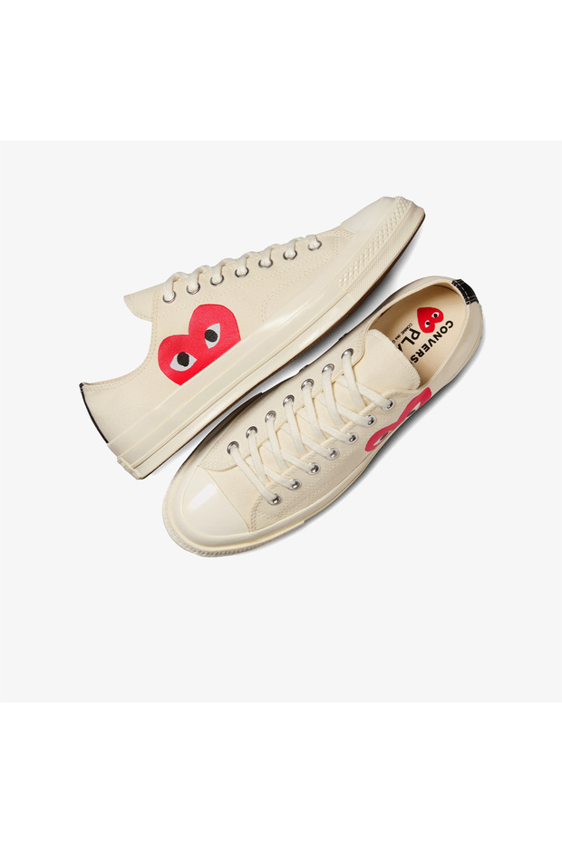 Classic Unisex Krem Sneaker - 4