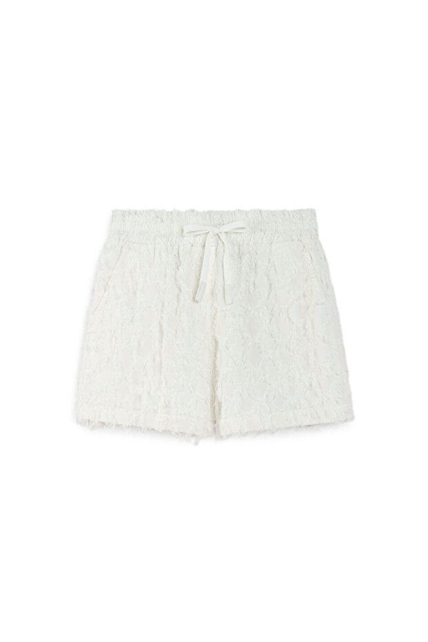 ELASTİK BEL PÜSKÜLLÜ ŞORT - 3