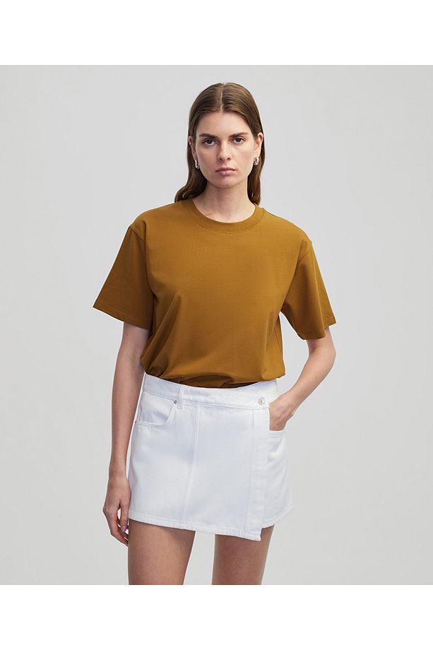 Anvelop denim şort etek - 2