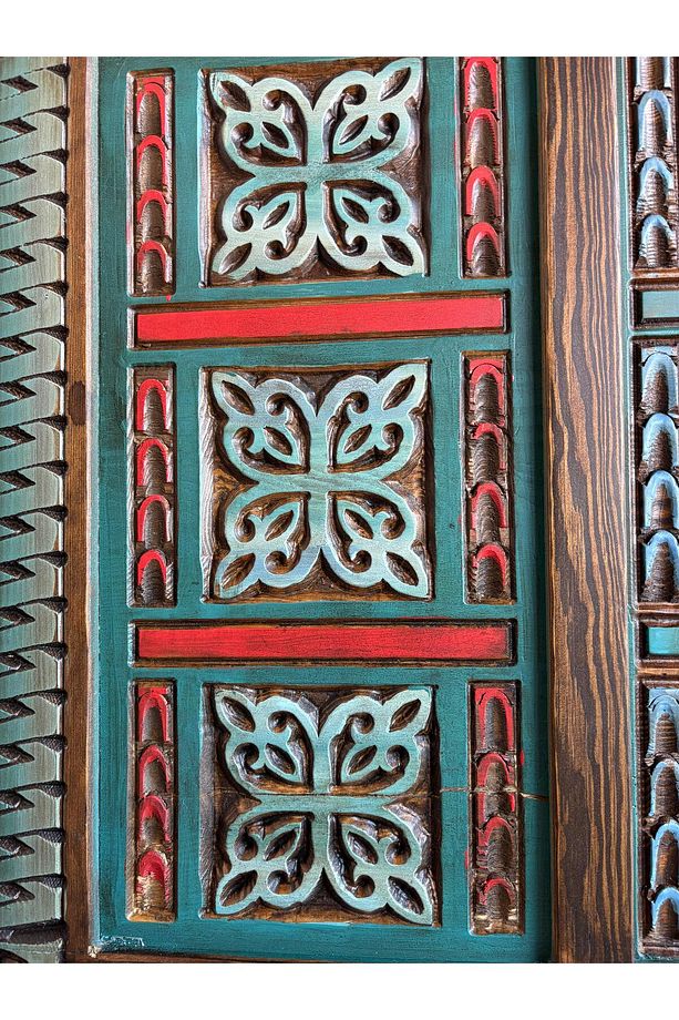 Ahşap Oyma Yatak Başlığı - 5